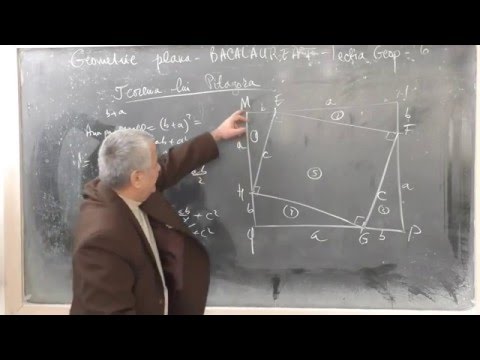 Lectia GEOP  6   - Teorema lui Pitagora -   Bacalaureat