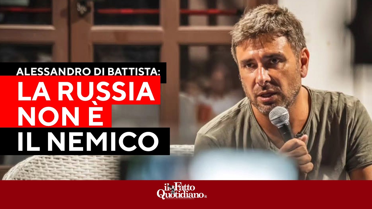 Di Battista: “La Russia non è il nemico. L’Italia è serva degli USA e condizionata dalla propaganda”