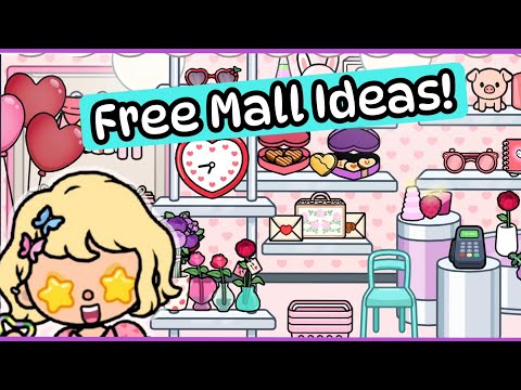FREE Valentine's Shop! TOCA BOCA MALL Ideas! 😍 