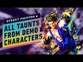 Street Fighter 6 - All Taunts For Ryu, Chun-Li, Luke, and Jamie | Summer of Gaming 2022