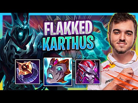 FLAKKED HARD CARRY WITH KARTHUS! | G2 Flakked Plays Karthus ADC vs Varus!  Season 2023