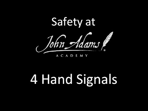 4 Traffic Hand Signals