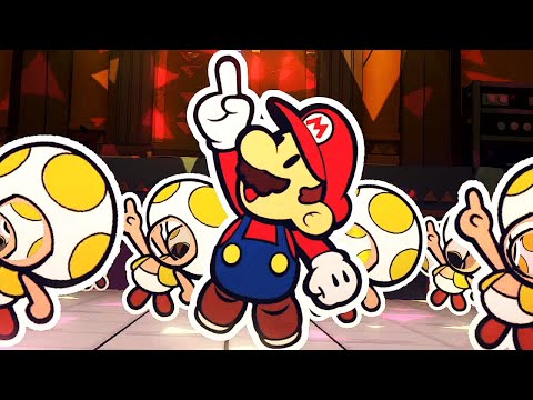 Paper Mario: The Origami King - Thrills at Night Dance Scene - No Commentary Gameplay