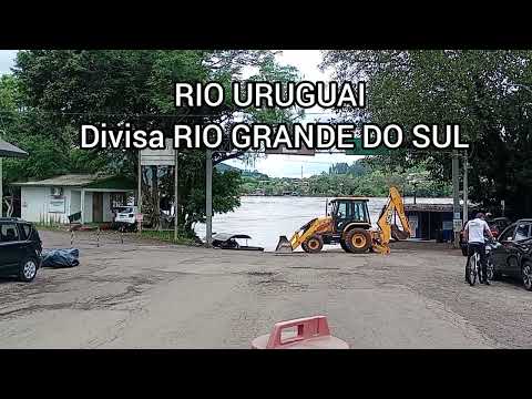 Itapiranga SANTA CATARINA CHEIA do RIO URUGUAI na divisa com RIO GRANDE DO SUL 