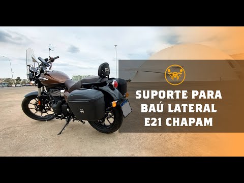 Instalando suporte do baú lateral E21 da GIVI na METEOR 350