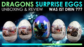 Dragons Surprise Eggs - 5 Ü-Eier mit Spielzeug & Figuren ??? Was ist drin ??? Update