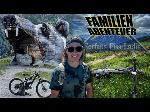MOUNTAINBIKE URLAUB für Familien und Einsteiger? Serfaus Fiss Ladis