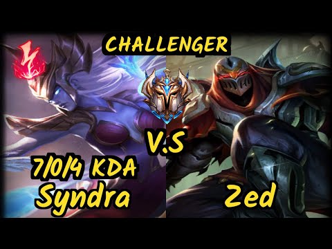 PNG Kami (SYNDRA) vs ZED - 7/0/4 KDA MID CHALLENGER GAMEPLAY - BR