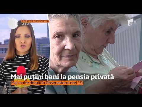 Mai puţini bani la pensia privată