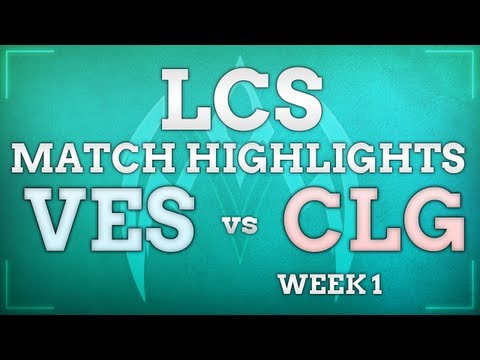 LCS Week 1 Highlights - VES vs. CLG