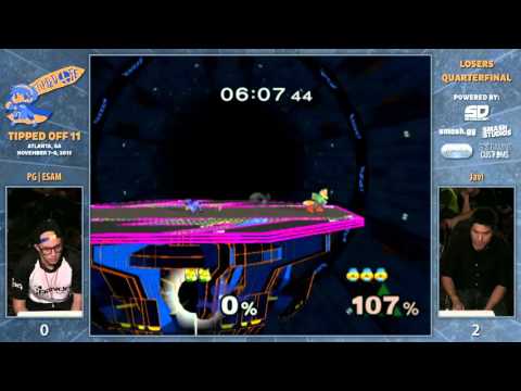 Tipped Off 11 [Day 2] - Loser Quarterfinals: PG|ESAM (Samus/Fox) vs Javi (Fox/Sheik)