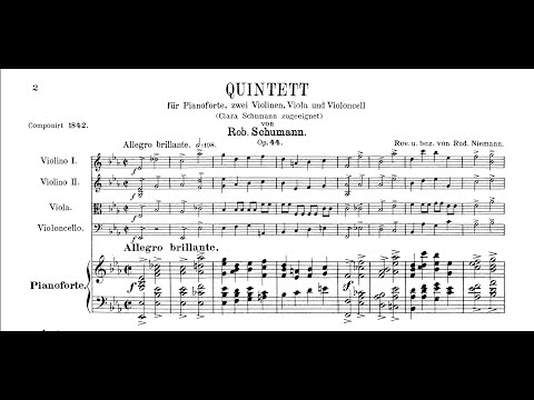 Schumann - Piano Quintet in E flat major, Op. 44