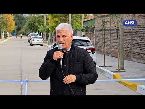 Poggi inauguró la segunda etapa de una obra muy esperada en Concarán
