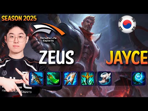 HLE Zeus JAYCE vs CAMILLE Top - Patch 25.10 KR Ranked | lolrec