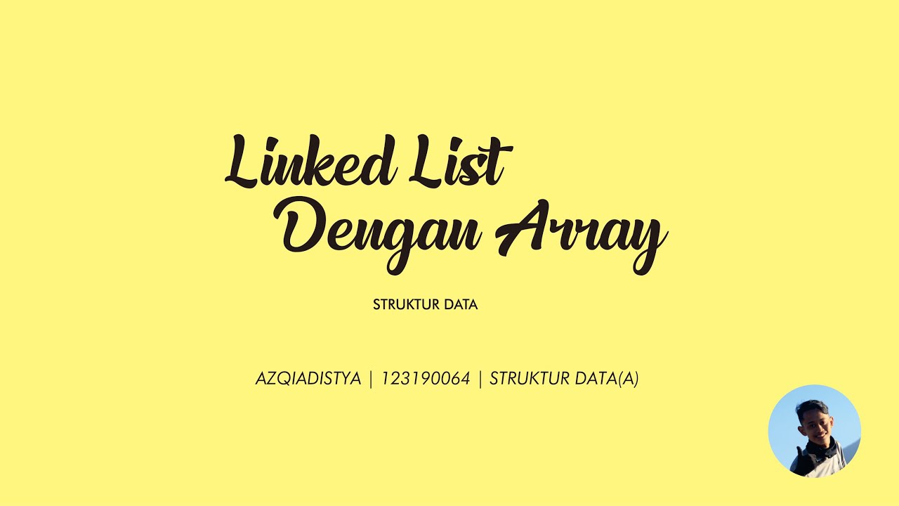 Implementasi Linked List Dengan Array
