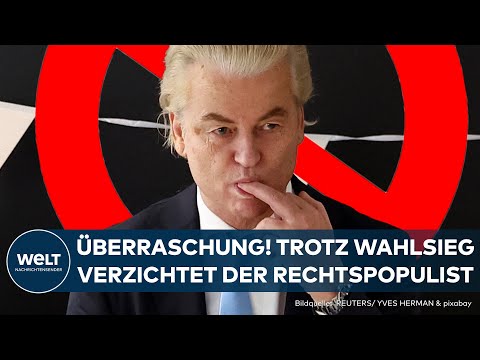 NIEDERLANDE: Geert Wilders wird nicht Regierungschef! Jetzt hofft er auf radikal-rechte Regierung