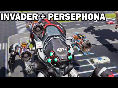 ARACHNID INVADER + DRONE PERSEPHONA WAR ROBOTS REMASTERED