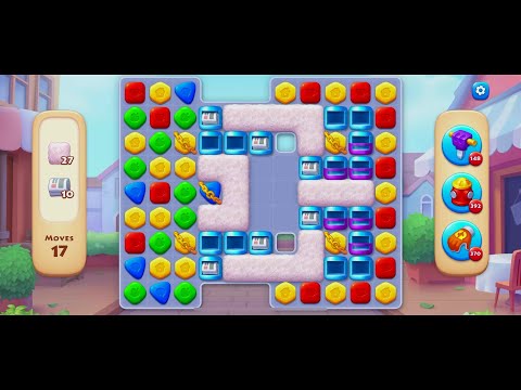 TOWNSHIP   Colorful Puzzle  Match -3  game level # 5717