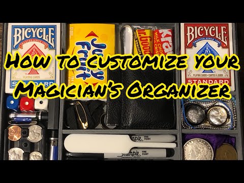 Magicians Organizer by TCC Magic | Custom Modifications | Magic Review |