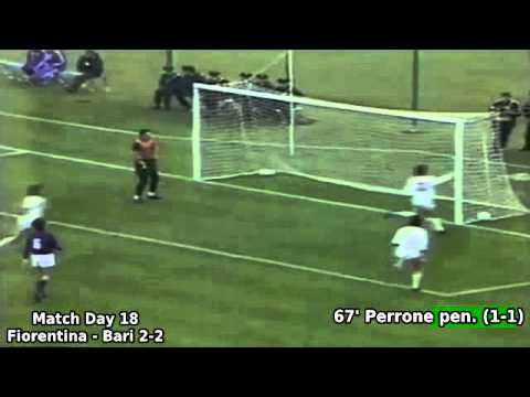 Serie A 1989-1990, day 18: Fiorentina - Bari 2-2 (Perrone goal) 