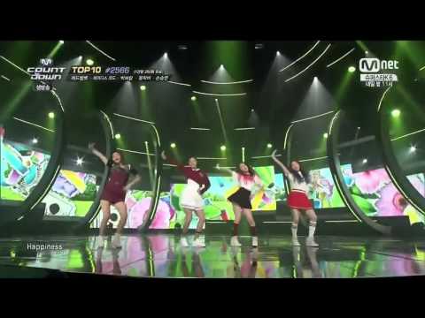 Live HD | 140821 레드벨벳 "행복 (Happiness)" @ MNET 엠! 카운트다운