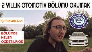 2 YILLIK OTOMOTİV BÖLÜMÜ | OKULDA ÖĞRETİLENLER | İŞ İMKANLARI | TAVSİY