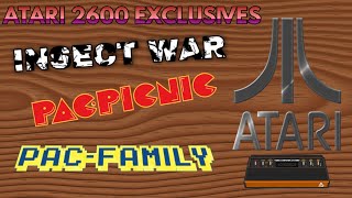 Atari 2600 Hacks - Insect War - Pac-Picnic - Pac-Family