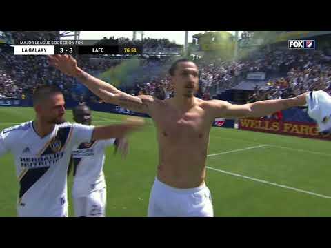 Zlatan Ibrahimovic scores FIRST EVER MLS goal for LA Galaxy