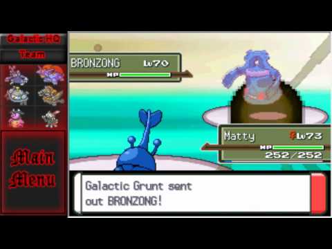 Lets Play Pokemon Bloody Platinum Part 37 Vs Galactic Admin Cyrus 2