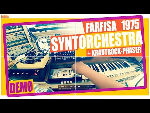 Farfisa Syntorchestra synthesizer 1975 strings analog image 8