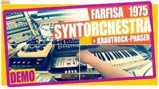 Video thumbnail for FARFISA SYNTORCHESTRA (1975) + Krautrock Phaser DEMO (analog synth + schulte  clone) #39 by VolcaRock