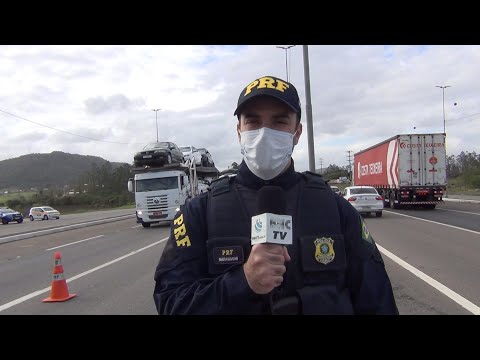 Blitz Educativa no Posto da PRF em Tubarão, SC