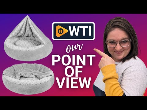 JOEJOY Small Dog Bed Cat Bed with Hooded Blanket - WTI product video review