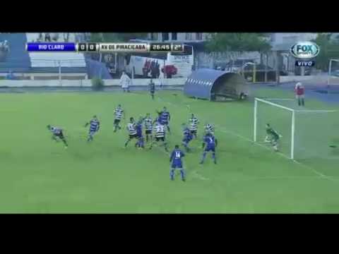 Semi final Gols de Rio Claro 1 x 2 XV de Piracicaba pela Copa Paulista