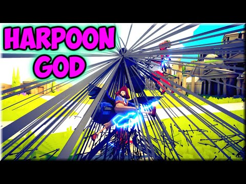 Harpoon God vs Every Faction(1/2) - TABS ORIGINAL MODS GAMEPLAY