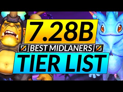 BEST and WORST MIDLANE HEROES of the NEW META - Tier List Guide 7.28b - Dota 2 Update