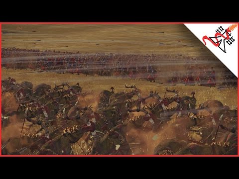 3510 BOWMEN vs 3510 SAVAGE ORC ARRER BOYZ - Total War: WARHAMMER