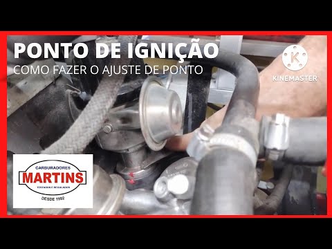 Ponto de ignição/ carro carburado/ como fazer o ajuste de ponto/ deixar o carro afinado - Martins