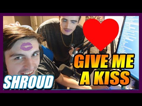 SHROUD GETS A KISS FROM JUST9N