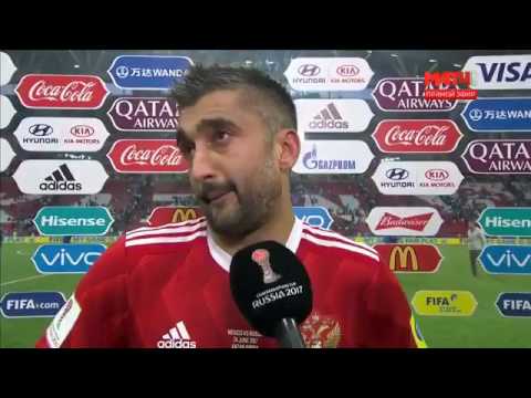 Самедов после матча с Мексикой.