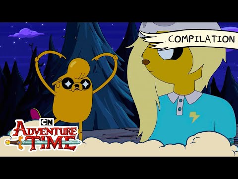Jake Discovers a New Skateboarding Hobby | Funny Adventure Time Moments