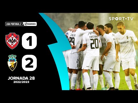 Resumo: UD Oliveirense 1-2 SC Farense - Liga Portugal SABSEG | SPORT TV