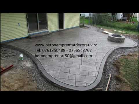 Beton Amprentat Sâmboleni -Cluj Tel.0761350488 -0766543767