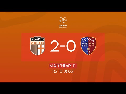 IDBank Premier League. Matchday 11. FC Shirak - FC Van (03.10.2023)