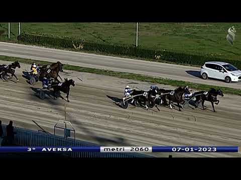 Aversa trotto 7 Gennaio 2023 - 3° Corsa