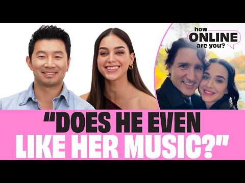 Simu Liu and Melissa Barrera: Is Justin Trudeau Faking Being a Katy Perry Fan? | How Online Are You?