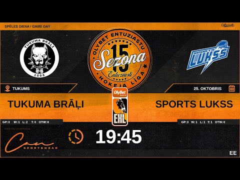 🎧🎤2025 10 25 | TUKUMA BRĀĻI (TMB) - SPORTS LUKSS (SPR) | EE