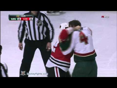Clayton Stoner vs Brandon Bollig