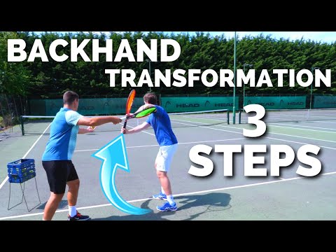 Tennis One Handed Backhand Transformation - 3 Steps To The Perfect ATP Modern Backhand