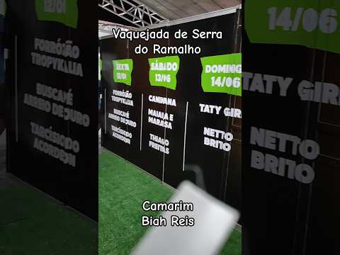 Camarim de Biah Reis show vaquejada de Serra do Ramalho Ba #vaquejada #biah #sertanejo